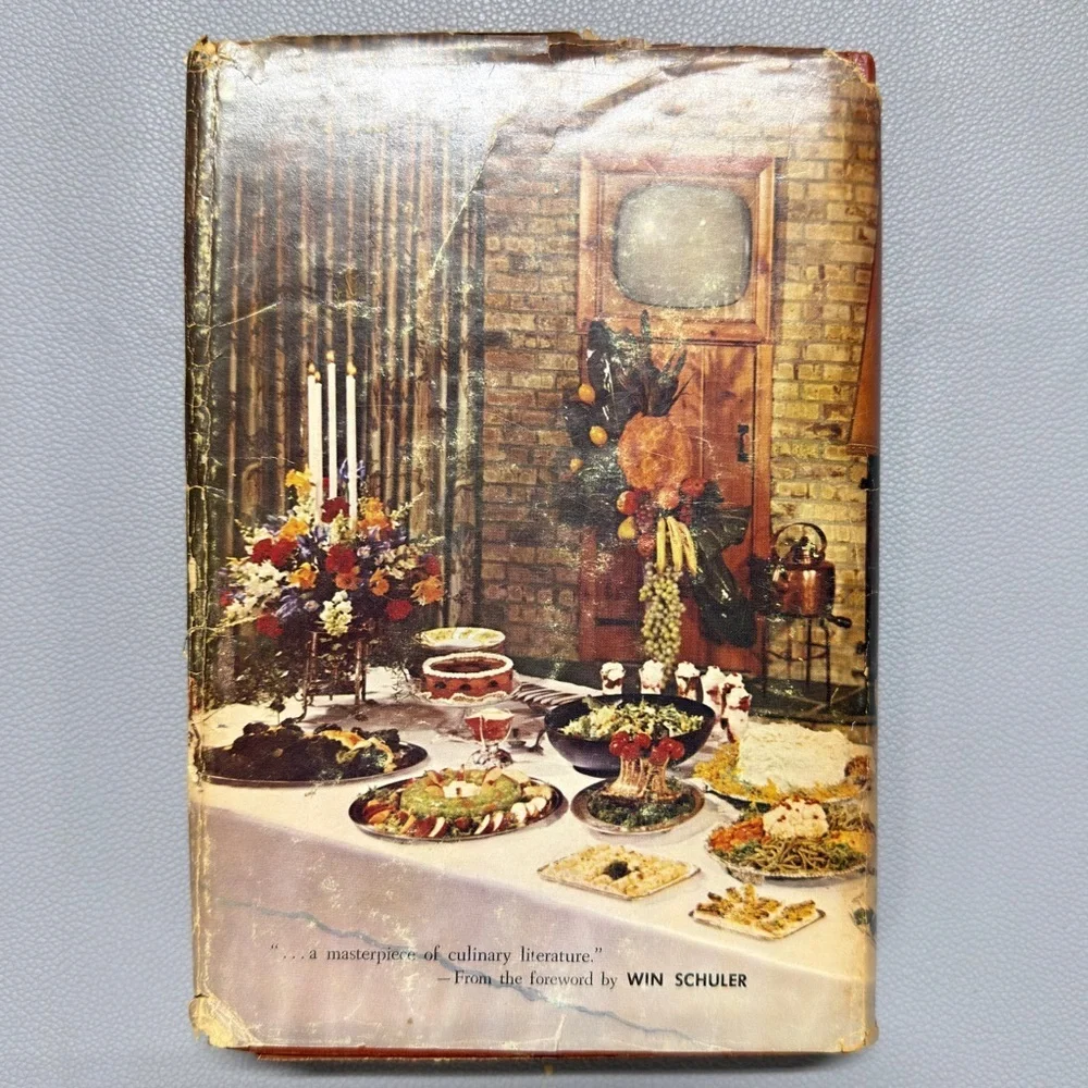 Vintage hardcover cookbook